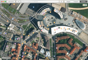 vista satellite mappe mac