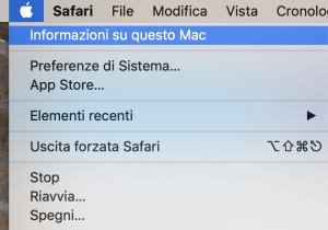 informazioni su questo Mac