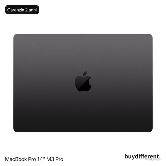 MacBook Pro 14" M3 Pro Nero siderale — BuyDifferent